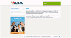 Desktop Screenshot of activehealthmanagement.nl